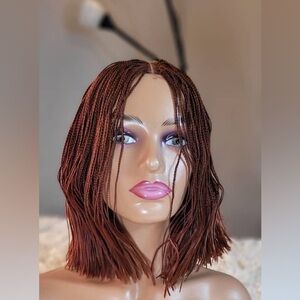 Elegant Brown Braided Wig